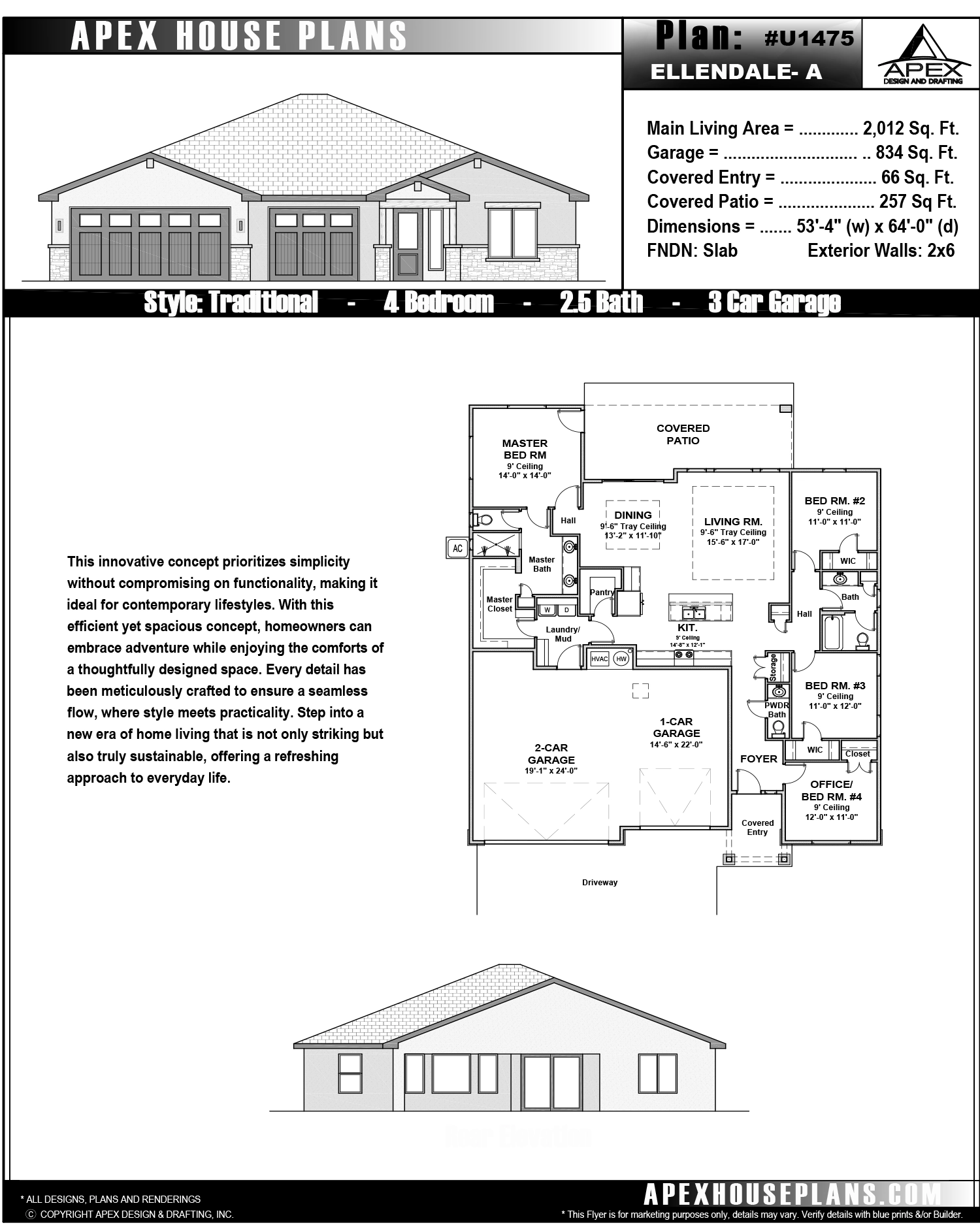 Ellendale- A — Floor Plan Preview
